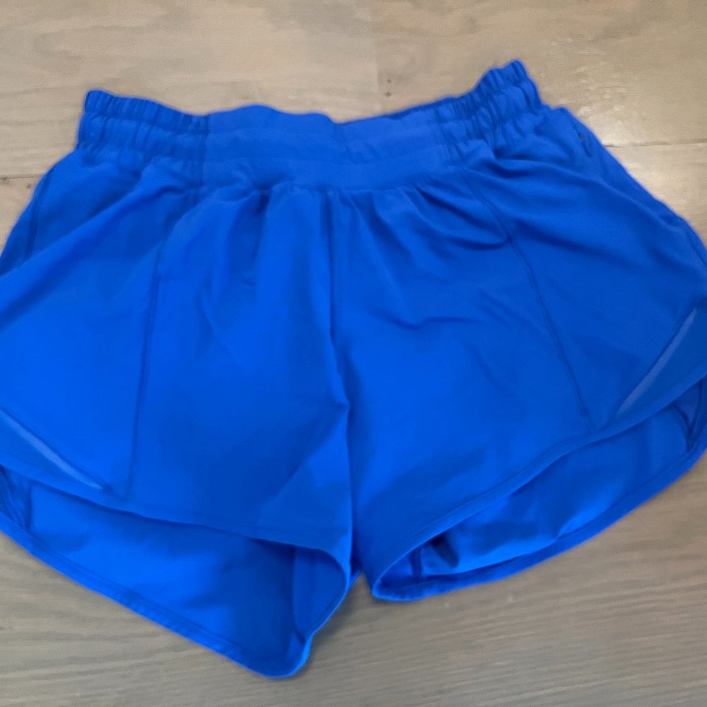 Blue Hotty Hot Shorts 4"